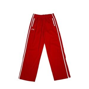 Under Armour Rival Knit Warm-Up Jogger Pants Red Women's Sz Medium